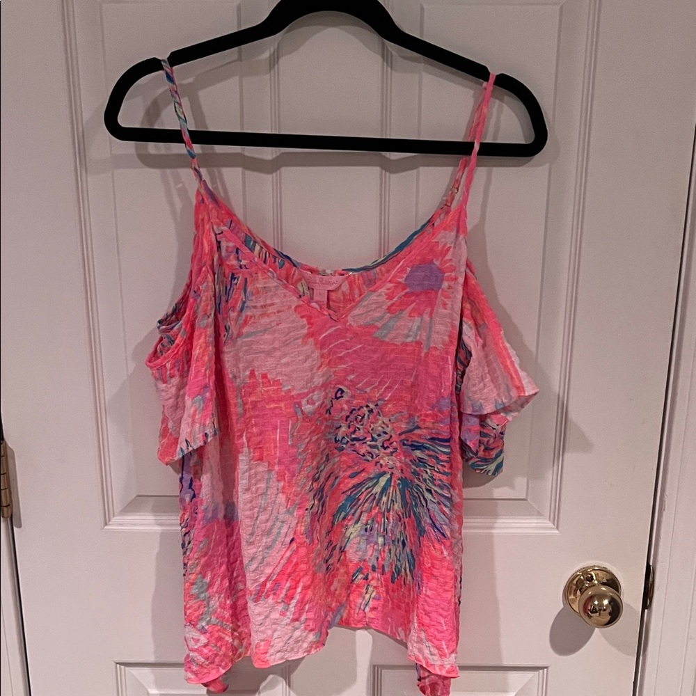 Lilly Pulitzer Aruna Top in Never Been Betta